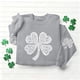 thumbnail image 2 of TaTaai Womens St Patricks Day Print Sweatshirt Long Sleeve Crewneck Casual Pullover Fleece Lined Holiday Top Gift, 2 of 6