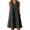 Z-Grey40, variant on JIAYUE Summer Dresses For Women Sleeveless Classic V Neck Stylish A-Line Versatile Knee Length Casual Female Button Down Flowy Beach Dress