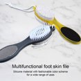 thumbnail image 3 of PP PS Foot File Handheld Replacing PP Plastic PS Replacement Solid Color 4 in 1 Pedicure Exfoliating Dead Skin Remover Cleaning Tool Accessories Yellow, 3 of 9
