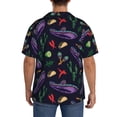 thumbnail image 3 of Pofeuu Colorful Vintage Cactuses Print Mens Casual Short Sleeve Shirts Beach Summer Spread Collar Pocket Tops Men's Casual Short-sleeved Shirt-XX-Large, 3 of 5