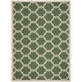 thumbnail image 4 of SAFAVIEH Courtyard Estelle Geometric Indoor/Outdoor Area Rug, Dark Green/Beige, 2'7" x 5', 4 of 10