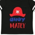 thumbnail image 4 of Inktastic Ahoy Matey, Pirate Hat, Skull and Bones, Pirates Boys or Girls Toddler T-Shirt, 4 of 5