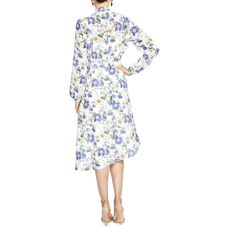Rachel Roy Womens Sheer Floral Midi Dress - Walmart.com
