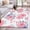 Pink, variant on Round Rugs 4 Ft, Yellow Watercolor Floral Non Slip Area Rugs for Kitchen Bedroom Entryway, Spring Flower Abstract Art Washable Carpet Runner Rug Floor Mats for Bedroom Home Decor