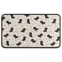 Dachshund Dog Door Rugs,Washable Non Slip Door Mats Indoor,Decorative Door Mats,Entry Mat Indoor for Entrance,Bedroom,Kitchen,Bathroom,30"x17"