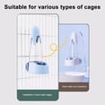 thumbnail image 6 of PrimeGo Parrot Water Feeder 125ml Bottle Automatic Water Dispenser Birdcage Water Dispenser Bird Feeder with Anti-Splash Base for Horizontal And Vertical Cage Wires, 6 of 6