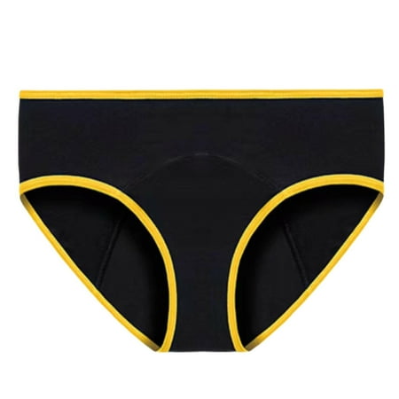 Hassda Clearance! Period Underwear For Women Women s Plus Size Underwear Physiological Pants Cotton Pants Leggings Womens Plus Size Underwear Cotton Thongs For Women Yellow G