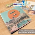 thumbnail image 4 of FORMRS 3 Ring Photo Album 4"x6" Self Adhesive Large Capacity PU Leather Cover, Retro UFO, 4 of 8
