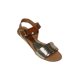 thumbnail image 1 of SANDALIAS CASUALES LEON DAMA MUJER CAFE TAN SILLERO 111 LEON 111-p, 1 of 3