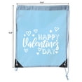 thumbnail image 2 of Valentine's Day Bags, Drawstring Cinch Backpacks, Valentines Day Gift Bags, 2 of 2
