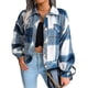 thumbnail image 2 of Abrigo De Chaqueta De Manga Larga,Chaqueta Corta Abrigo Puff Chaqueta A Cuadros De Mujer Abrigo Chaqueta Corta De Mujer Estándares Líderes En La Industria, 2 of 6