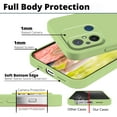 thumbnail image 5 of Compatible with Redmi 12C Case for Women Men, Ultra Slim Xiaomi Redmi 12C Phone Case Silicone Liquid Soft Shockproof Anti-Scratch Protective Cases (Green), 5 of 14