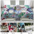 thumbnail image 3 of Tablecloth, Original Design Hand Drawing Art Print Table Cloth, Washable Water Resistance Microfiber Decorative Rectangle Table Cover (Tape 10, 60"x84"), 3 of 6