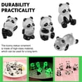 thumbnail image 3 of Glowing In Dark Panda DIY Handmade Resin Luminous Panda Mini Decor A9I7, 3 of 7