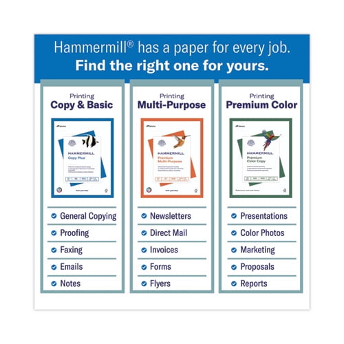 Copy Plus Print Paper, 92 Bright, 20 lb Bond Weight, A4, White, 500/Ream | Bundle of 2 Reams