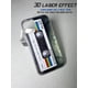 thumbnail image 2 of Funda de teléfono KIOMY 3D con diseño de casete plateado para iPhone 13/14, 2 of 5