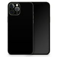 thumbnail image 4 of Design Skinz Solid State Black Full Body Skin Decal Wrap Kit Compatible with Apple iPhone 11 Pro (Screen Trim & Back Skin), 4 of 5