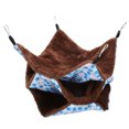 thumbnail image 4 of M Buder Cama Colgante de Tres Capas para Mascotas Pequeñas Hamaca Azul (32 cm / 12.6 inches), 4 of 9