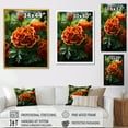 thumbnail image 4 of Designart "Medley of Yellow Marigolds" Floral Canvas Wall Art - Traditional Yellow Marigold Bedroom Canvas Wall Art, 4 of 6