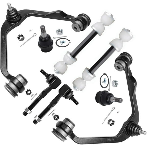 Detroit Axle - 8pc 2WD Front End Kit for Ford Expedition F-250 F-150 Lincoln Navigator Blackwood, 2 Upper Control Arms with Ball Joints 2 Sway Bars 2 Lower Ball Joints 2 Outer Tie Rods Replacement