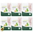 thumbnail image 1 of Mascarillas hidratantes para manos, 6 unidades, guantes hidratantes para hombres y mujeres, suaves, de larga duración, exfoliantes suaves, mascarillas de spa, hidratante, set de regalo de belleza para, 1 of 5