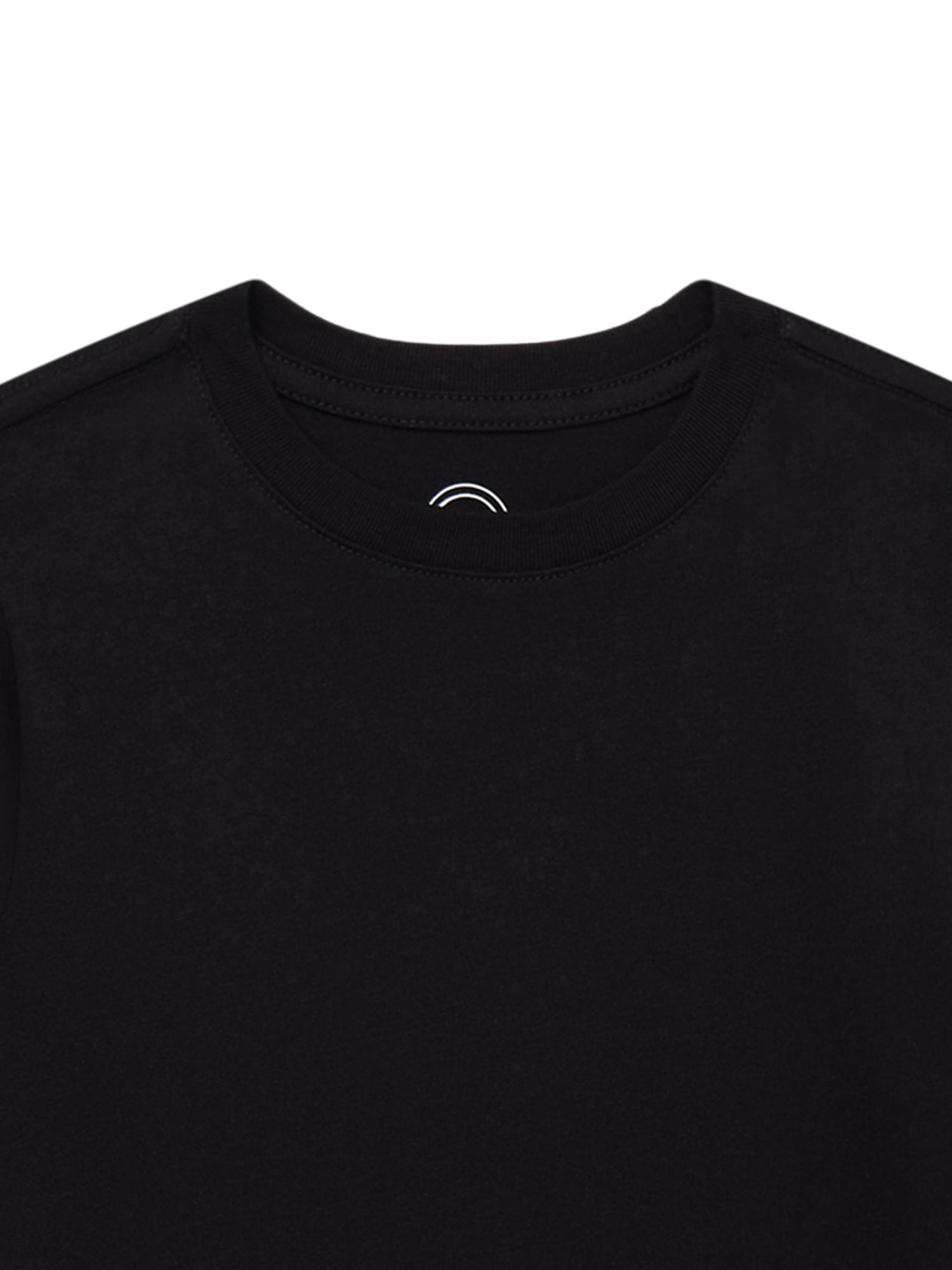 Wonder Nation Boys Short Sleeve Crewneck T-Shirt, 5-Pack, Sizes 4-18 & Husky