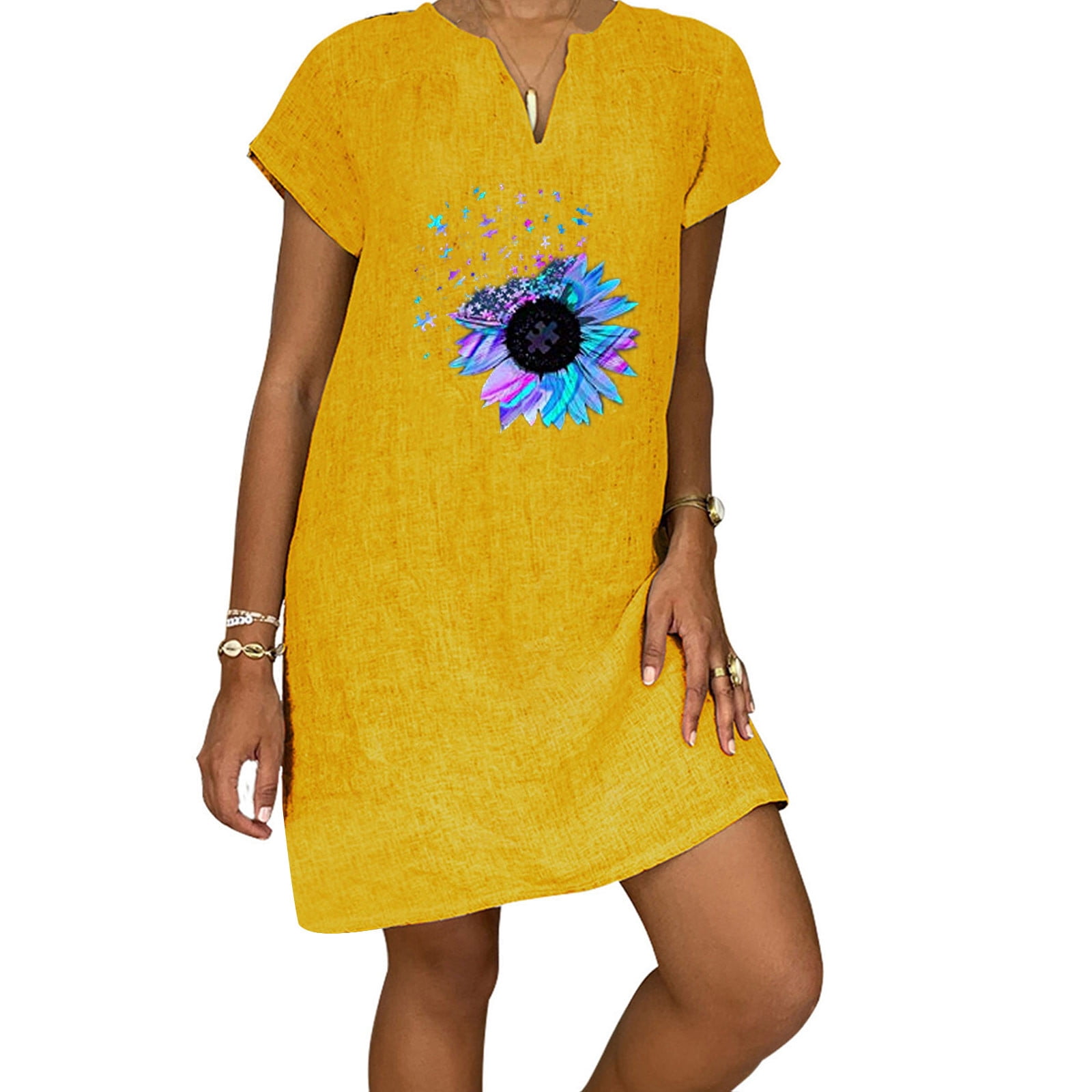 TIANEK Women Summer Skims Dupes 2023 Retro Mother's Day Mini Dress ...