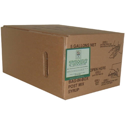Willtec Tonic Bag In Box Syrup Concentrate, 5 gal