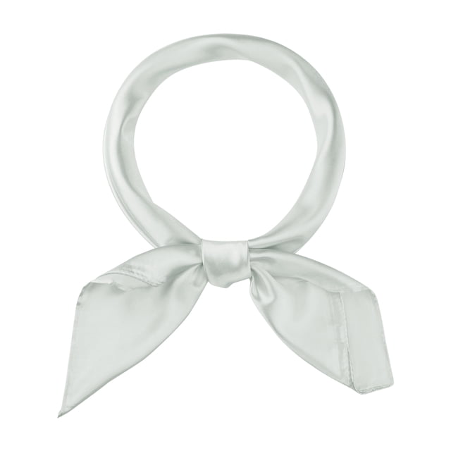 INSPIRAR CHIC Pañuelo de Cuello de Satén para Mujeres, Pañuelo Cuadrado de Seda Sólido, Diadema Bandanas Gris Claro 90x90cm/35.4x35.4 pulgadas (LxA)