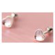 thumbnail image 3 of Earing S925 Silver Ear Studs Women'S Simple Literary Mini Synthetic Glass Love Earing , Clavos para los oídos XianweiShao 9024735000471, 3 of 5