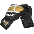 thumbnail image 1 of RDX F7 Leather Boxing Gloves, Golden, 10oz, 1 of 7