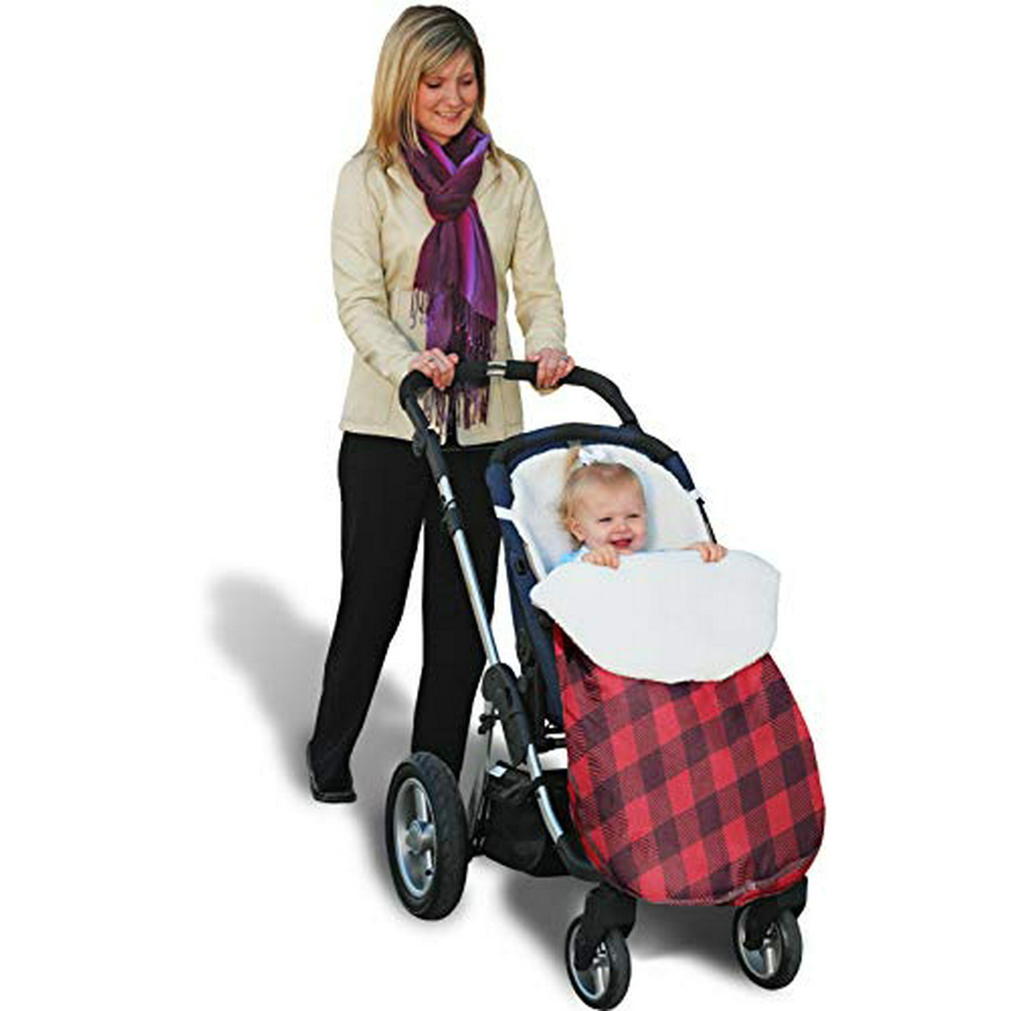 Jolly Jumper Stroller Snuggle Bag Water-Resistant Fleece-Lined
