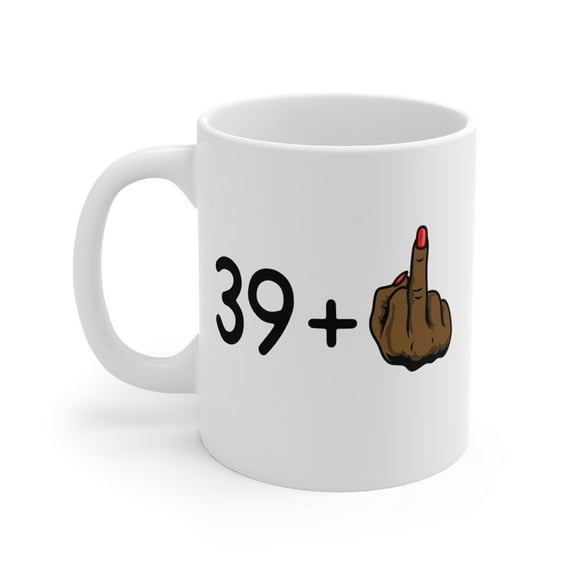 Gulf Coast Online 40th Birthday Gift For Black Women, 11oz Ceramic Tea Mug