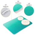 thumbnail image 4 of IAUYY 16 x 18 Inch Dish Drying Mat Dish Drying Mat Microfiber Kitchen Mats Large Counter Absorbent Dish Pad Drainer Rack A Paper Texture, 4 of 8
