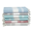 thumbnail image 1 of Casa Platino Toallas de Playa Hammam 6 Pack, Toallas de Playa de Algodón Ligeras de Secado Rápido para Adultos, Toallas de Viaje sin Arena para el Verano – Tropica, 1 of 8