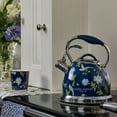thumbnail image 3 of Laura Ashley Induction Stovetop Kettle, Stainless Steel Navy, 8.46 x 8.46 x 10.23 inches, 3 of 8