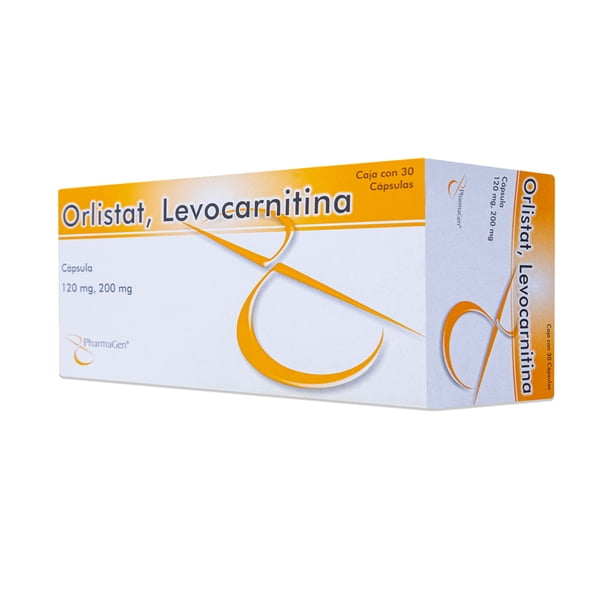 orlistat l carnitina similares para que sirve ORLISTAT, LEVOCARNITINA 30 CAPS, PHARMAGEN