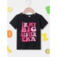 thumbnail image 2 of IN MY BIG SISTER ERA Print Short Sleeve T-shirt Pullover For Girls Summer Clothes Gift, 2 of 7