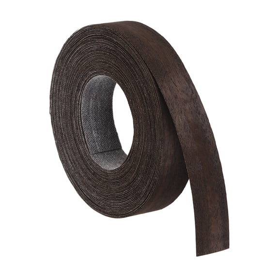 3/4 Inch x 25ft Wood Veneer Edge Banding, Pre-Glued Flexible Eucalyptus Edging Strips, Iron on with Hot Melt Adhesive Wood Tape for Cabinet Repair and Furniture Restoration