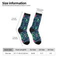 thumbnail image 4 of Goofa Christmas Printed Men's Crew Socks, Soft Durable Breathable Moisture-Wicking with Odor Control Cotton socks, 4 of 9
