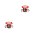 thumbnail image 4 of kurtrusly Bouton de Couvercle de Pot en Acier Inoxydable Anti-Brûlure Remplacement Poignée de Couvercle de Poêle de Cuisine Accessoires Modifiés Rouge Petit 2Ensemble, 4 of 6