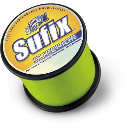 UPC: 0024777988002 | Sufix Superior Monofilament Line 100 LB 2405 YDS Hi Vis – 650-300
