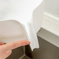 thumbnail image 4 of New Arrival,Vegetable Fruit Draining Basket, Plastic Filter Design, Mesh Drain Grid + Easy Clean, Kitchen Sink Use, For Food Prep, Washing Produce, Mesh | Plastic, White-278 $BS$3, 4 of 6