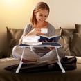 CACLaptop Stand for Bed Folding Lap Desk with Adjustable Angle