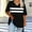 Black, variant on Plus Size Tops 4X Women​ Under $10 Oversized-neck Short Sleeved Solid Summer Base Shirt Sports T-shirt