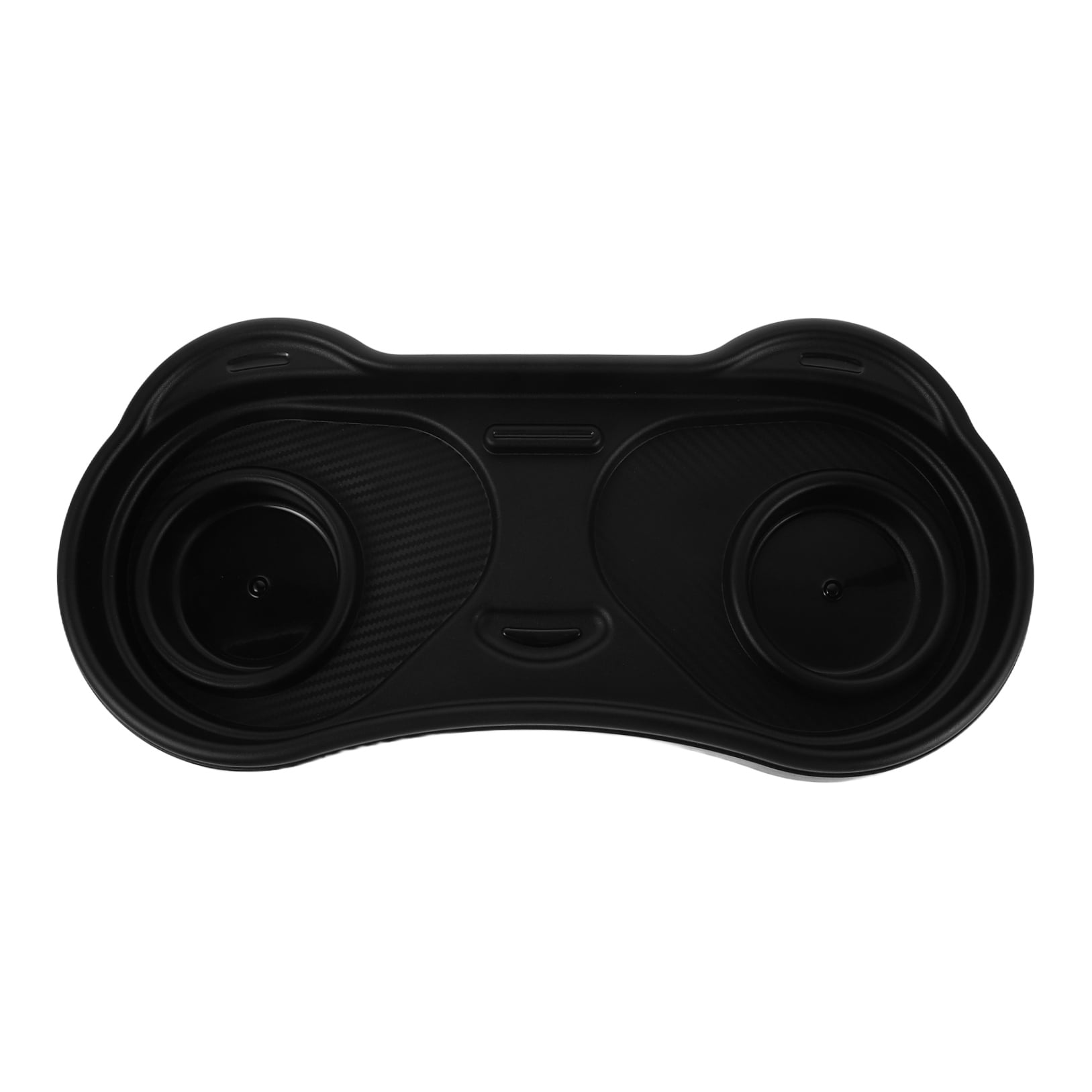 OUNONA ABS Stroller Tray Lock, Black, Adorable Panda Design, Kids Travel and Toy Holder Accessory