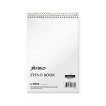 Steno Books Gregg Rule, 6 x 9, White, 80 Sheets 1/EA.
