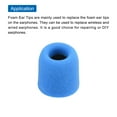 thumbnail image 5 of Unique Bargains Replacement Foam Ear Tips Earbuds Bud 5.1-6mm Small Size Earbuds Tips for Earphones Blue 8 Pcs, 5 of 5