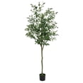 thumbnail image 1 of Yeshouse Olivo artificial, planta de olivo artificial en maceta de 1,5/1,8/2,1 m de altura con ramas, hojas y frutos realistas para decoración de interiores, 1 of 8