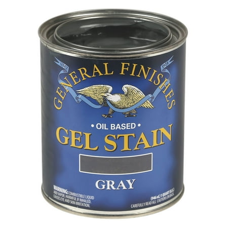 General Finishes Gray Gel Stain, Quart